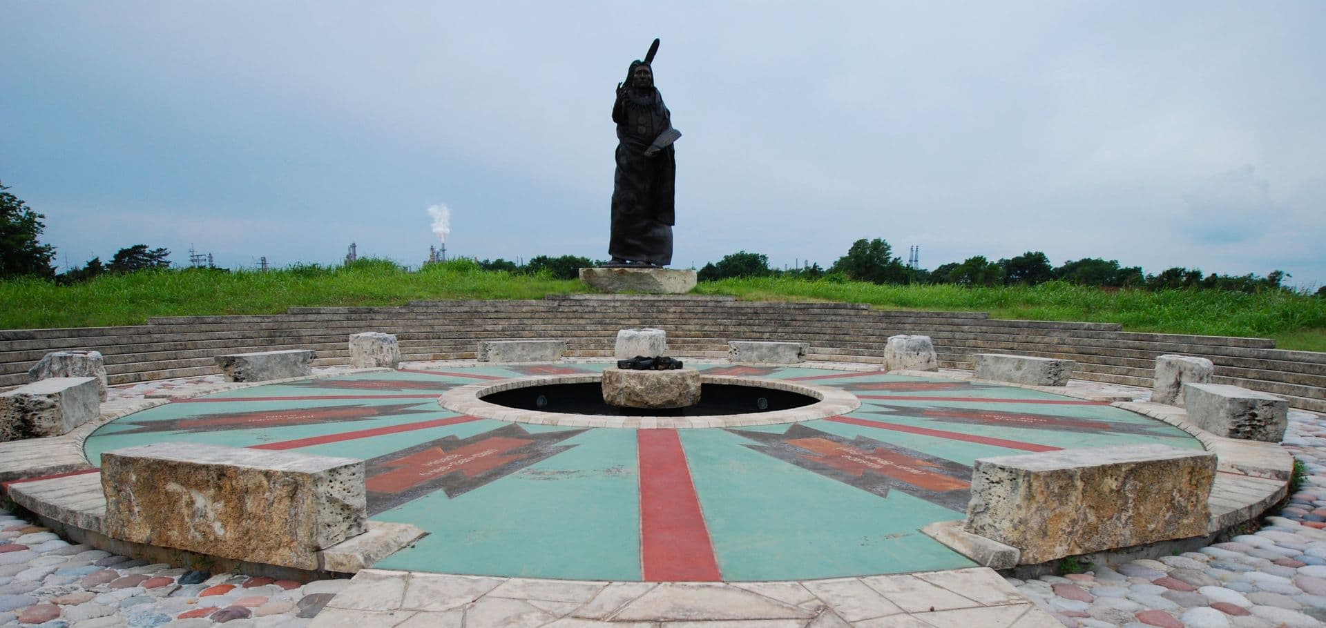 Standing Bear Park in Ponca City